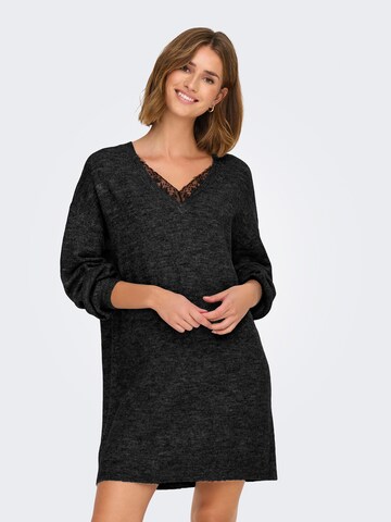 Robes en maille 'ONLManifesta' ONLY en gris : devant