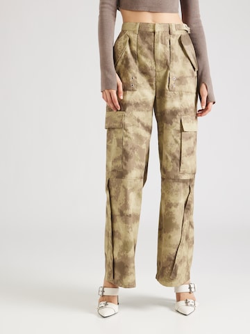 Regular Pantalon cargo Misspap en vert : devant