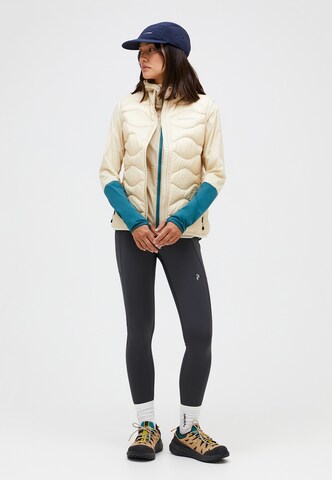 Gilet de sport PEAK PERFORMANCE en beige
