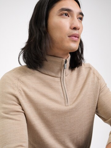 Pull-over 'Pelle' Bruun & Stengade en beige