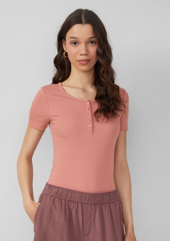 T-shirt QS en orange : devant