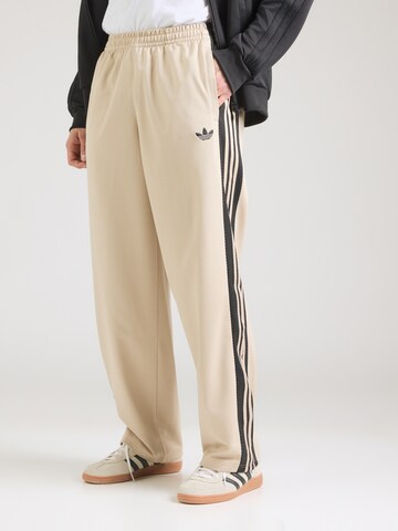 ADIDAS ORIGINALS Loosefit Broek 'LOOSE MESH' in Beige: voorkant