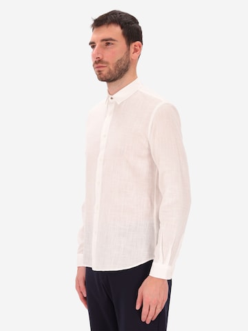 Distretto12 Regular fit Overhemd 'Alonso' in Wit