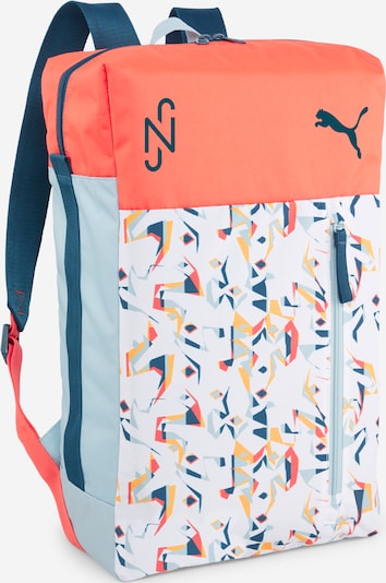 PUMA Sportryggsäck 'Neymar JR' i ljusblå / mörkblå / orange / vit, Produktvy