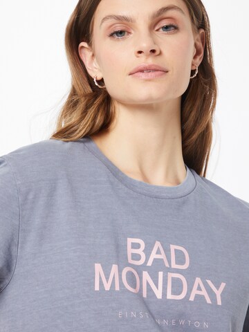 EINSTEIN & NEWTON T-Shirt 'Bad Monday' in Blau