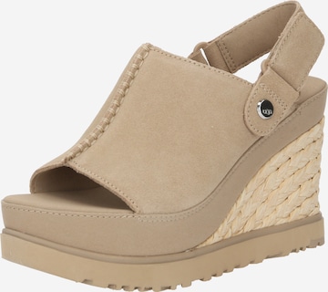 UGG - Sandalias 'Abbot' en beige: frente