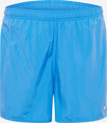 NIKE Regular Sports trousers in Blue: front