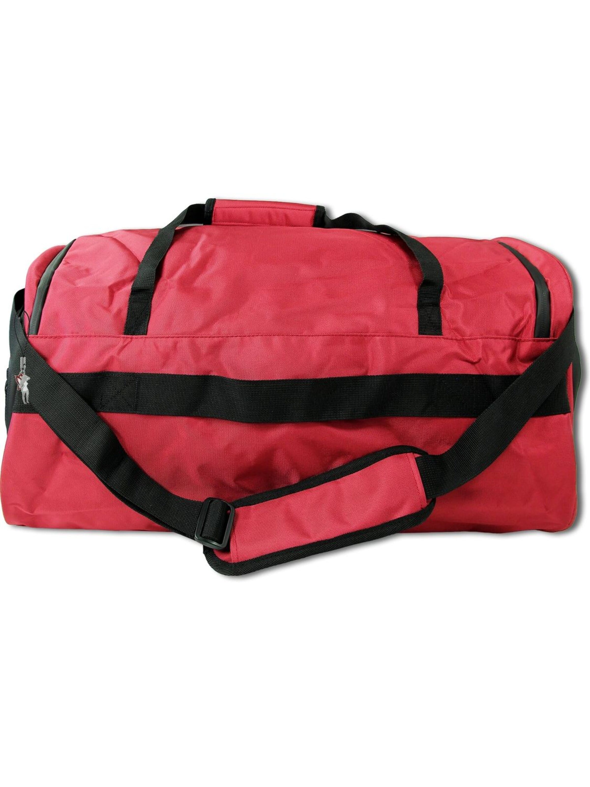 Travel N Meet - Bolsa para gimnasio en rojo