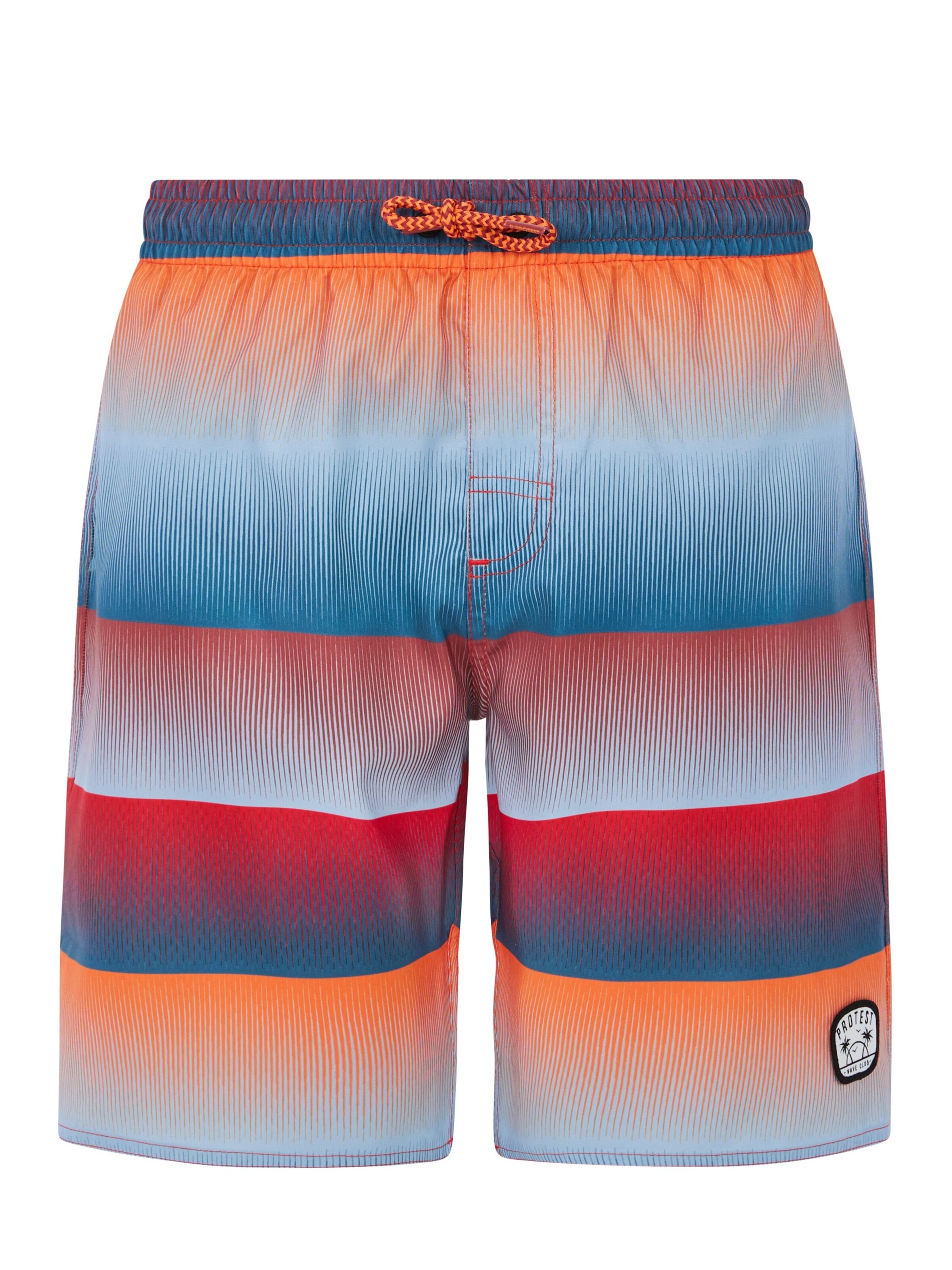 PROTEST Badeshorts 'PRTRay JR'‌‌‌‌‌ in Rot: Vorderseite