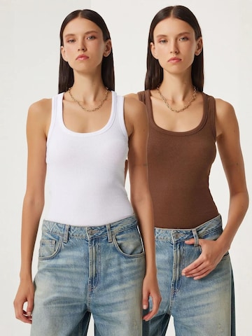 Happiness İstanbul Top in Brown: front