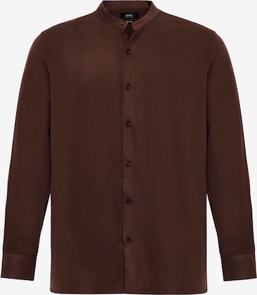 AntiochRegular Fit Košulja - smeđa boja: prednji dio