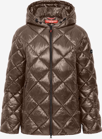 Frieda & Freddies Between-Season Jacket in Brown: front
