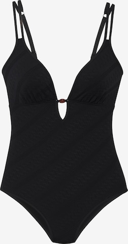 Triangolo Costume intero di s.Oliver in nero: frontale