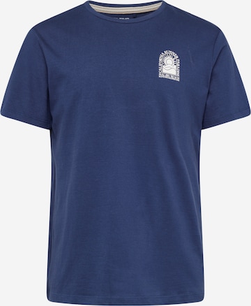 BLEND T-Shirt in Blau: predná strana