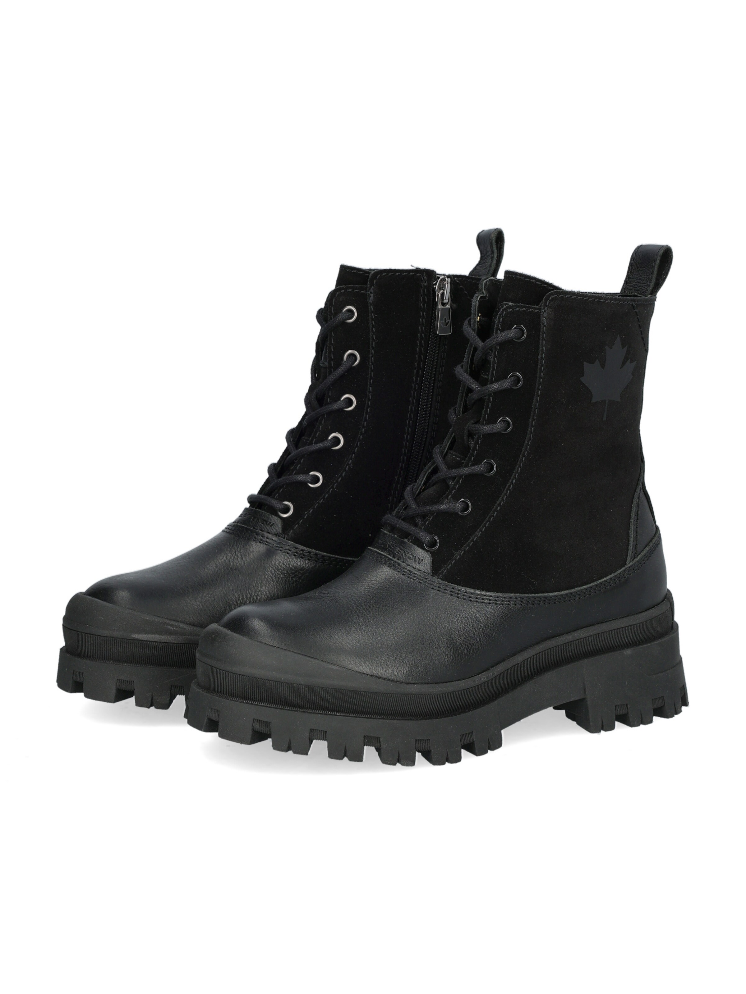 CANADA SNOW Schnürstiefel 'MOUNT NESSA' in schwarz, Produktansicht