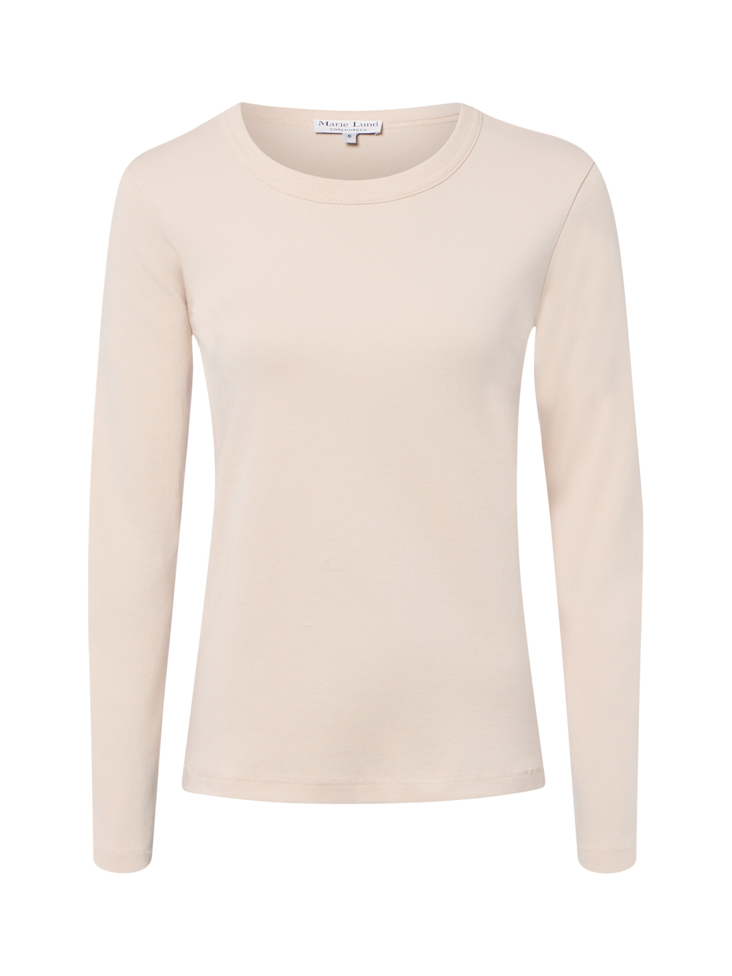 Marie Lund T-shirt en S en sable, Vue avec produit