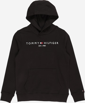 TOMMY HILFIGER Sweatshirt in Black: front