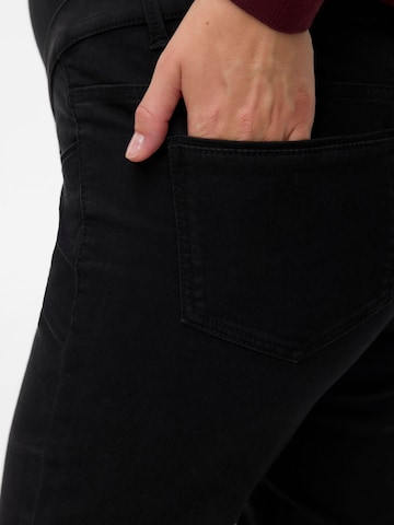 MAMALICIOUS Slimfit Jeans i sort