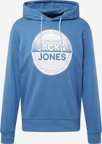 JACK & JONES Mikina – modrá: přední strana