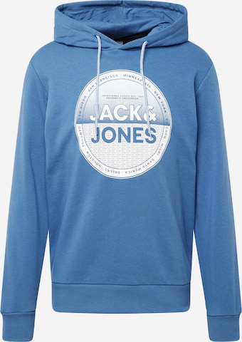 JACK & JONES Tréning póló - kék: elől