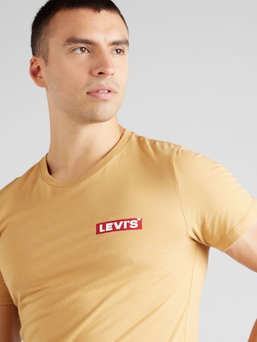 LEVI'S ® Shirt '2Pk Crewneck Graphic' in Yellow
