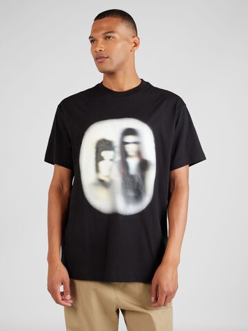 WEEKDAY T-Shirt in Schwarz: Vorderseite