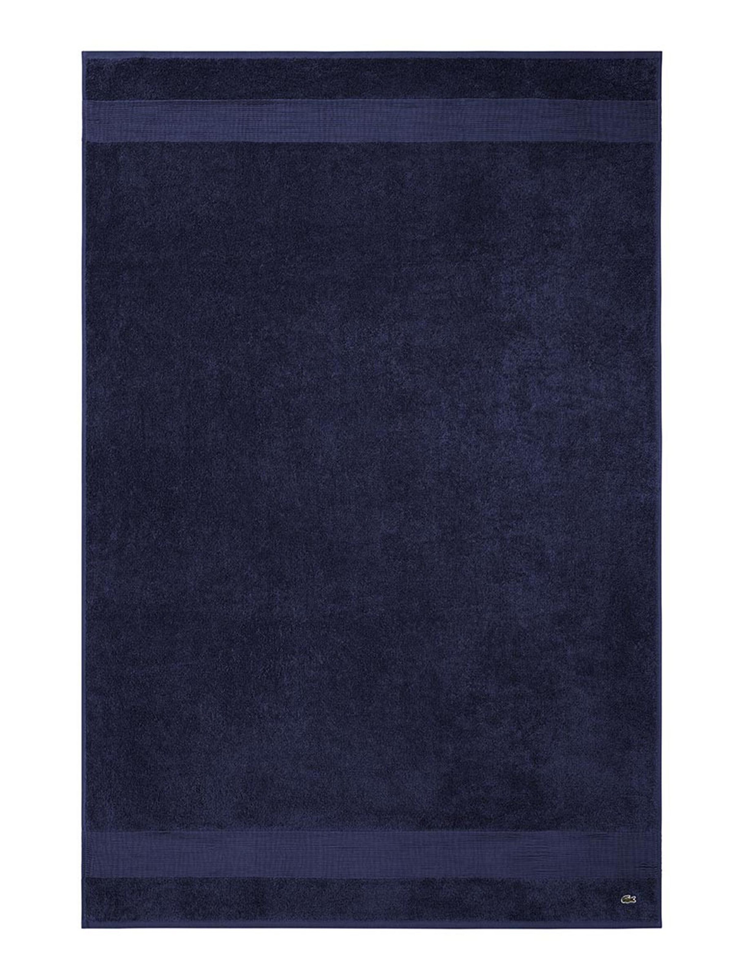 LACOSTE Handtuch 'LLECROCO'‌ in Blau: Vorderseite