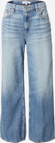RE/DONE Wide leg Jeans in Blauw: voorkant