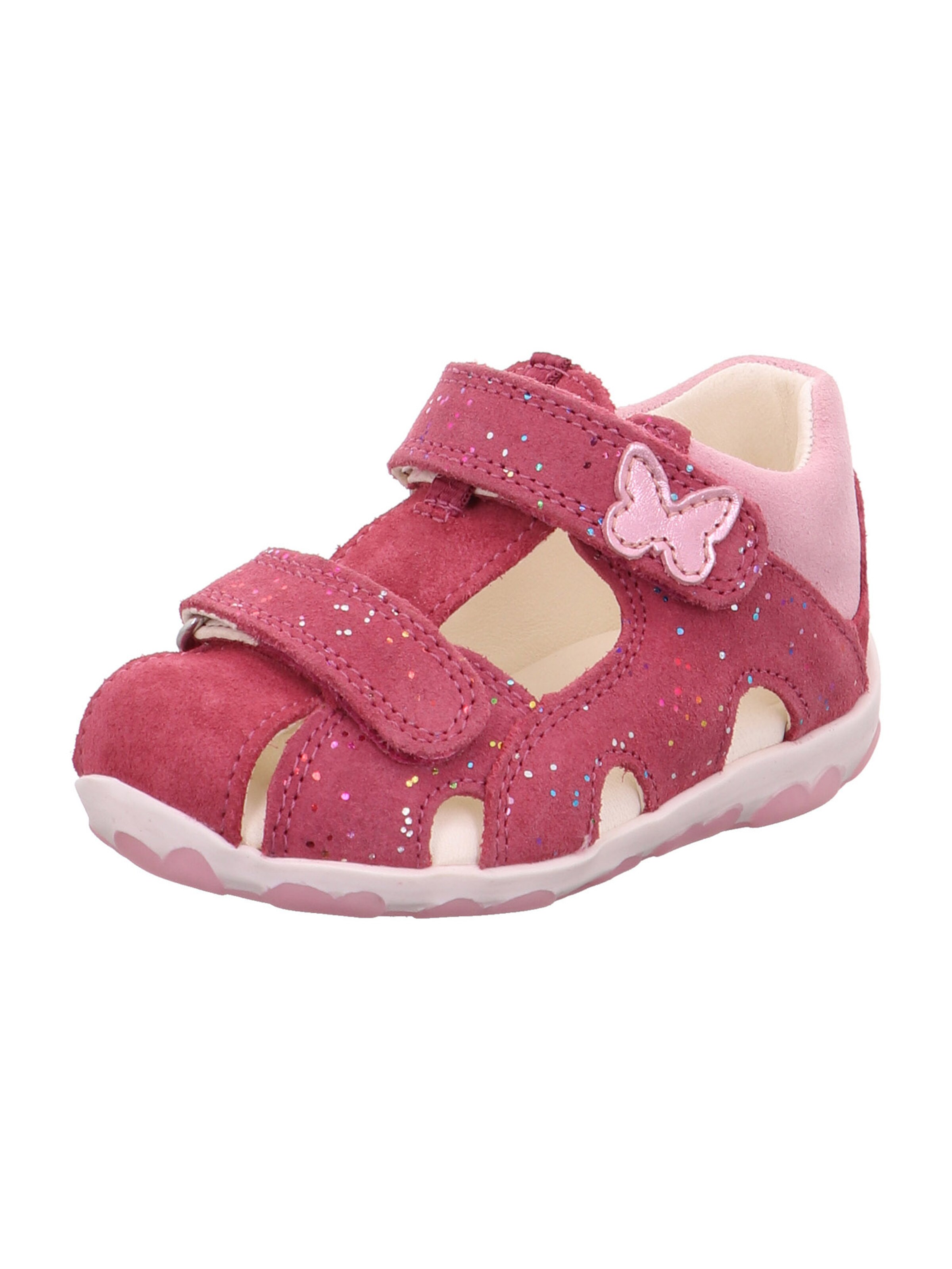 Kinder Kids (Gr. 92-140) SUPERFIT Sandale 'Fanni' in Himbeer, Hellpink - LS31785 Kinder Kids (Gr. 92-140) SUPERFIT Sandale 'Fanni' in Himbeer, Hellpink - LS31785