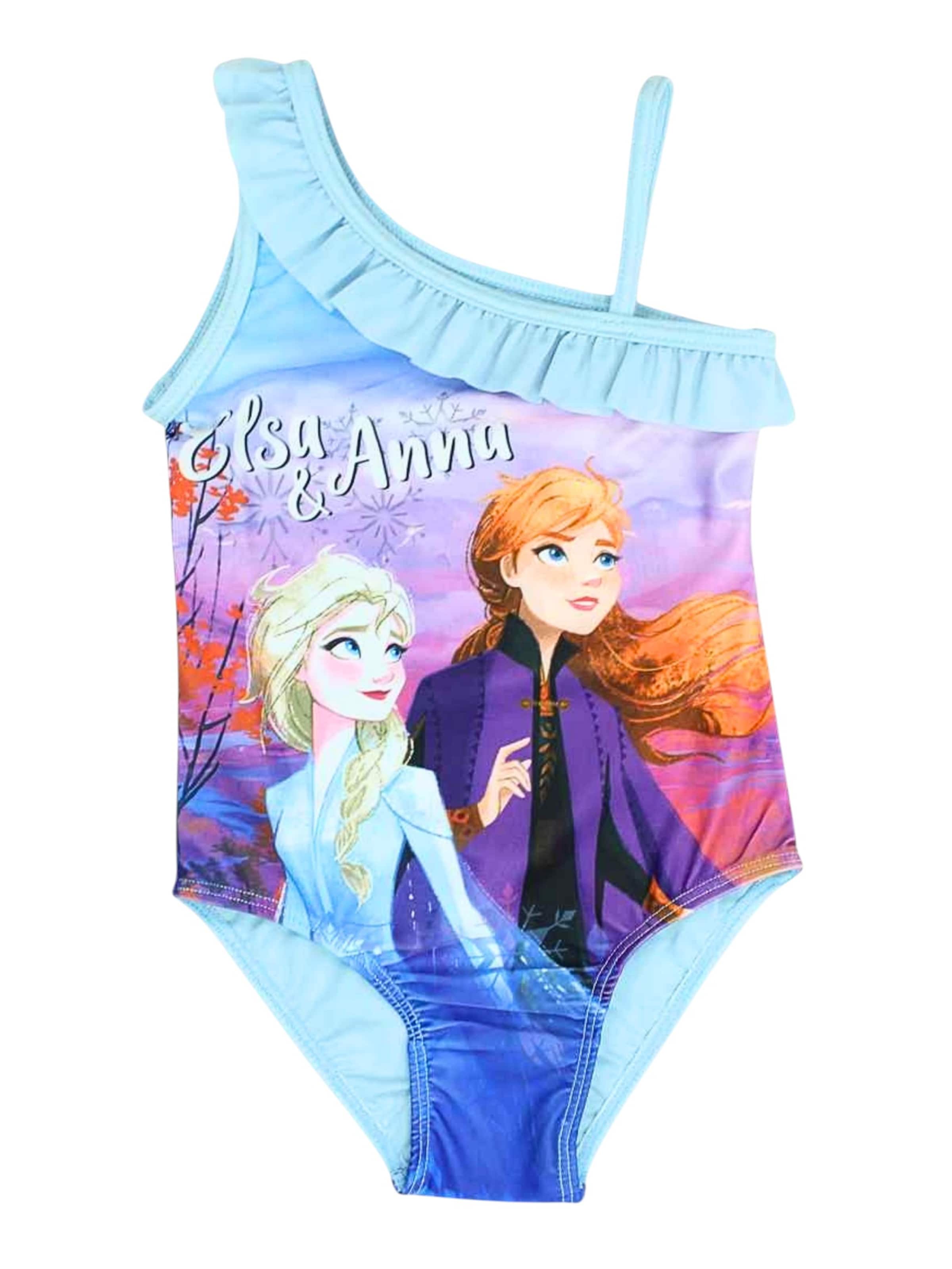 Disney Frozen Swimsuit in Blue: front
