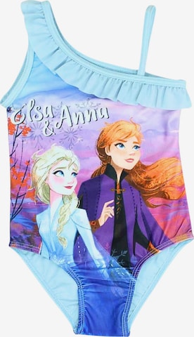 Disney Frozen Swimsuit in Blue: front