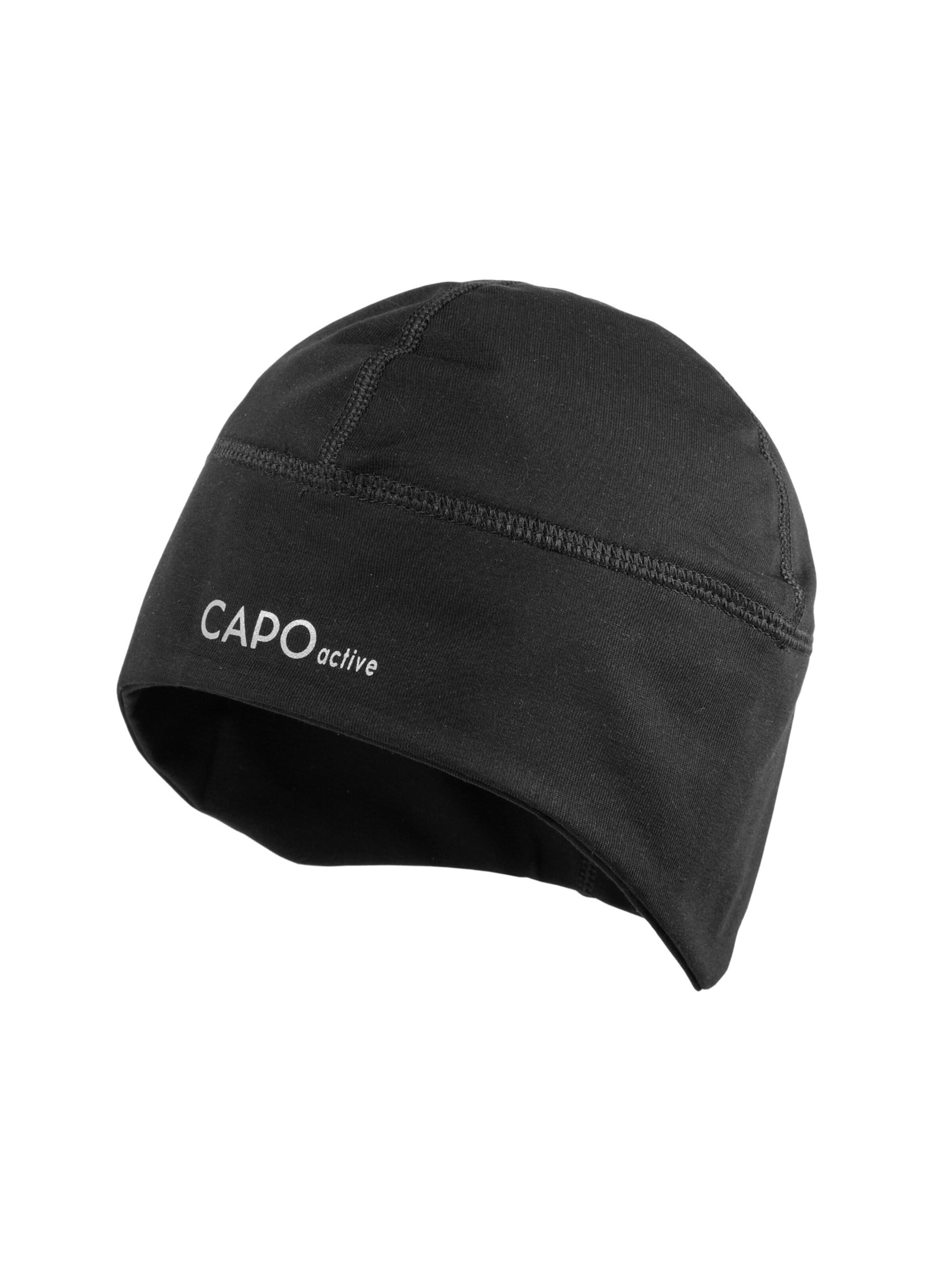 CAPO Beanie in Black: front