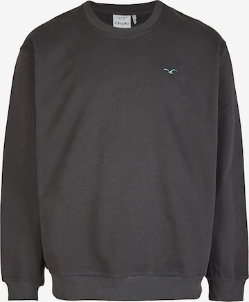 Cleptomanicx Sweatshirt 'Ligull Boxy' in Grey: front