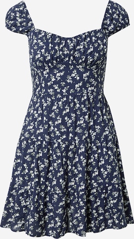 HOLLISTER Summer Dress in Blue: front