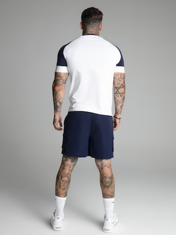 SikSilk Shirt 'Tech' in White