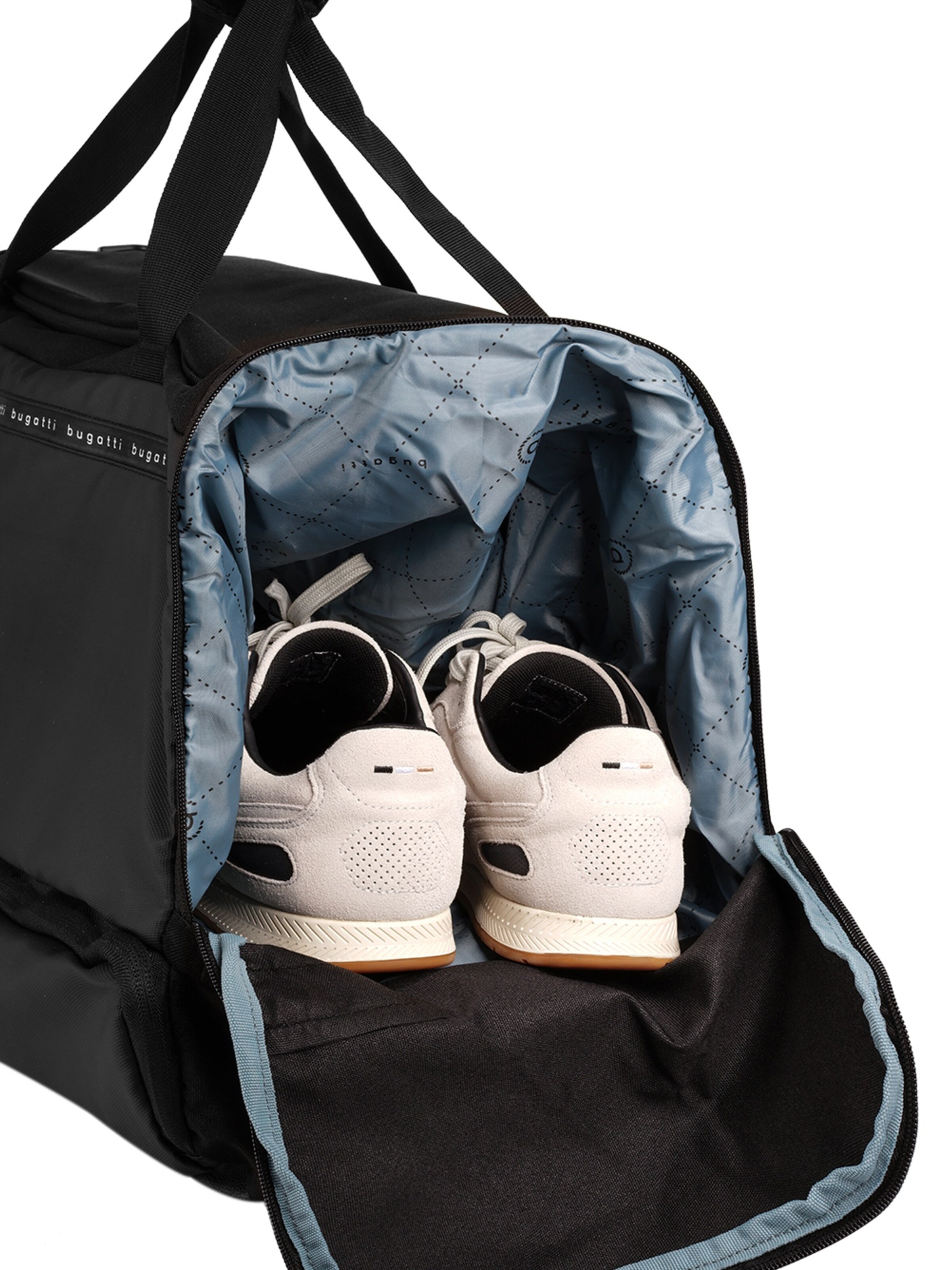 Sac de voyage 'BLANC DELIGHT' bugatti en noir