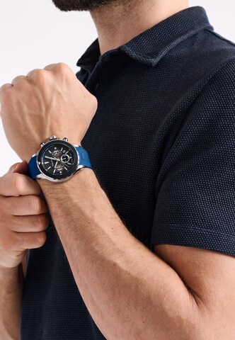 Montre à affichage analogique 'NST' NAUTICA en bleu : devant