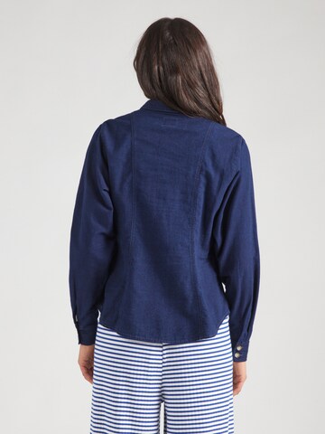 Camicia da donna di Lee in blu: dietro