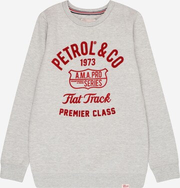 Petrol Industries Sweatshirt in Grey: front