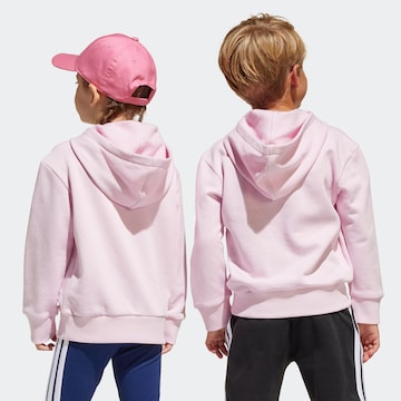 rožinė ADIDAS SPORTSWEAR Sportinio tipo megztinis 'Essentials'