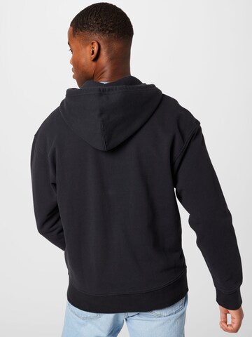 LEVI'S ® Sweatjakke 'Relaxed Graphic Zipup' i svart