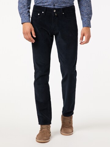 PIERRE CARDIN Regular Broek 'Lyon' in Blauw: voorkant