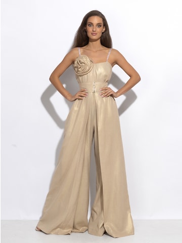 JIORO Jumpsuit 'ESSENTIALS'‌‌‌‌‌‌‌‌‌‌ in Beige