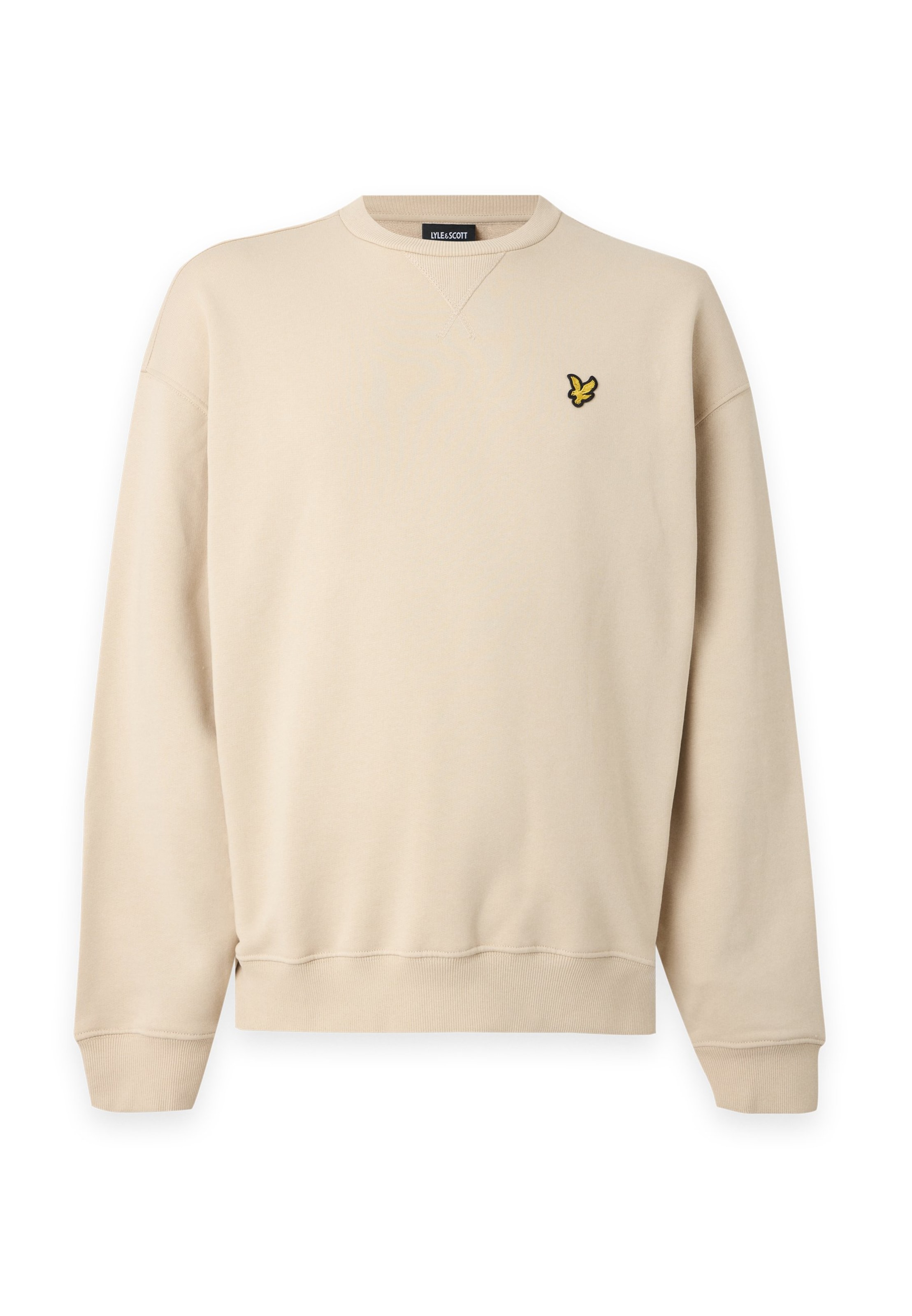 Felpa di Lyle & Scott in beige: frontale