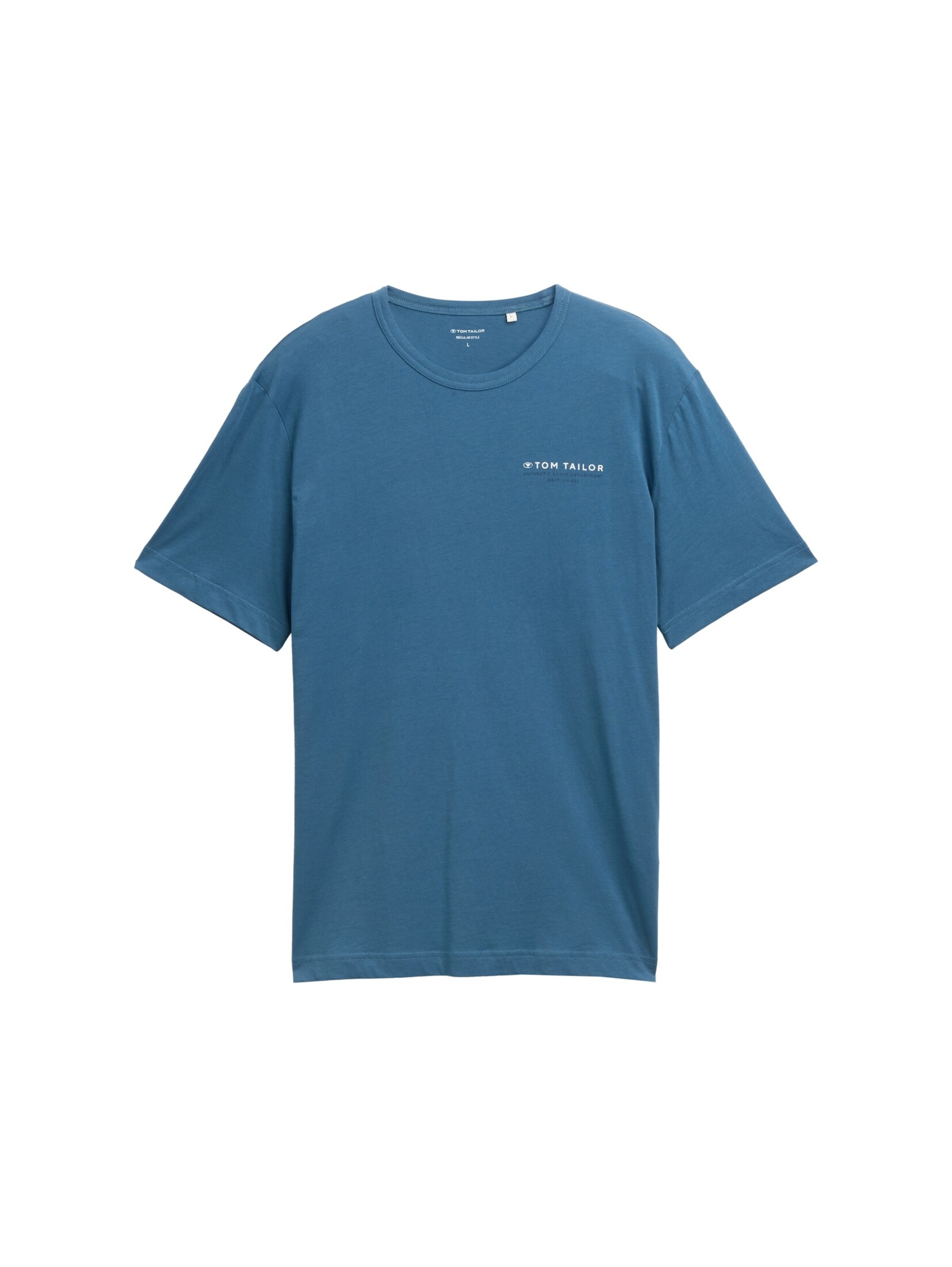 TOM TAILOR Shirt in Blue: front