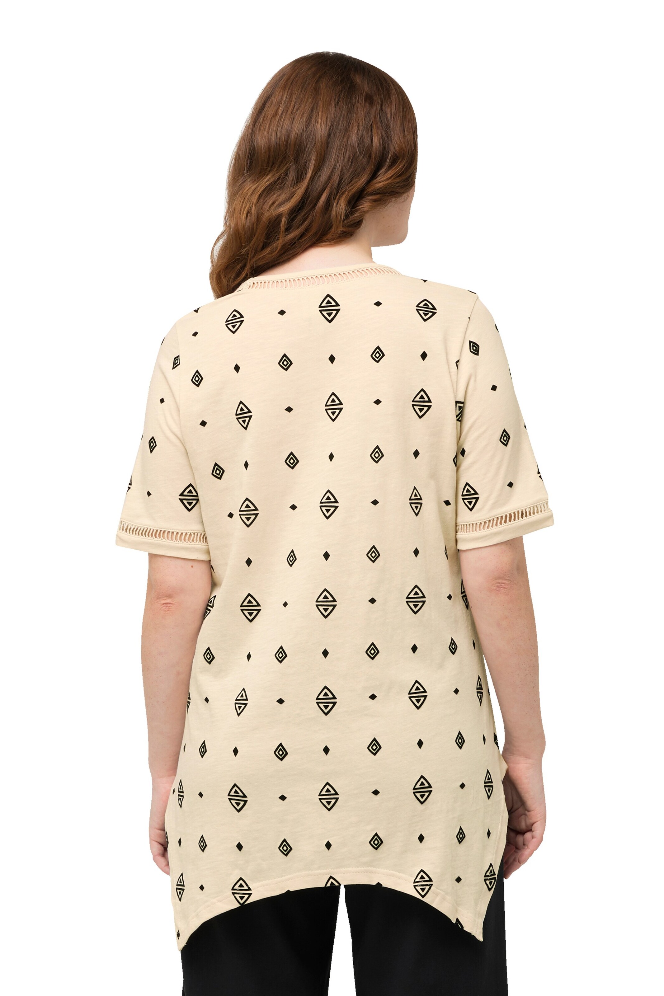Ulla Popken T-Shirt in Beige