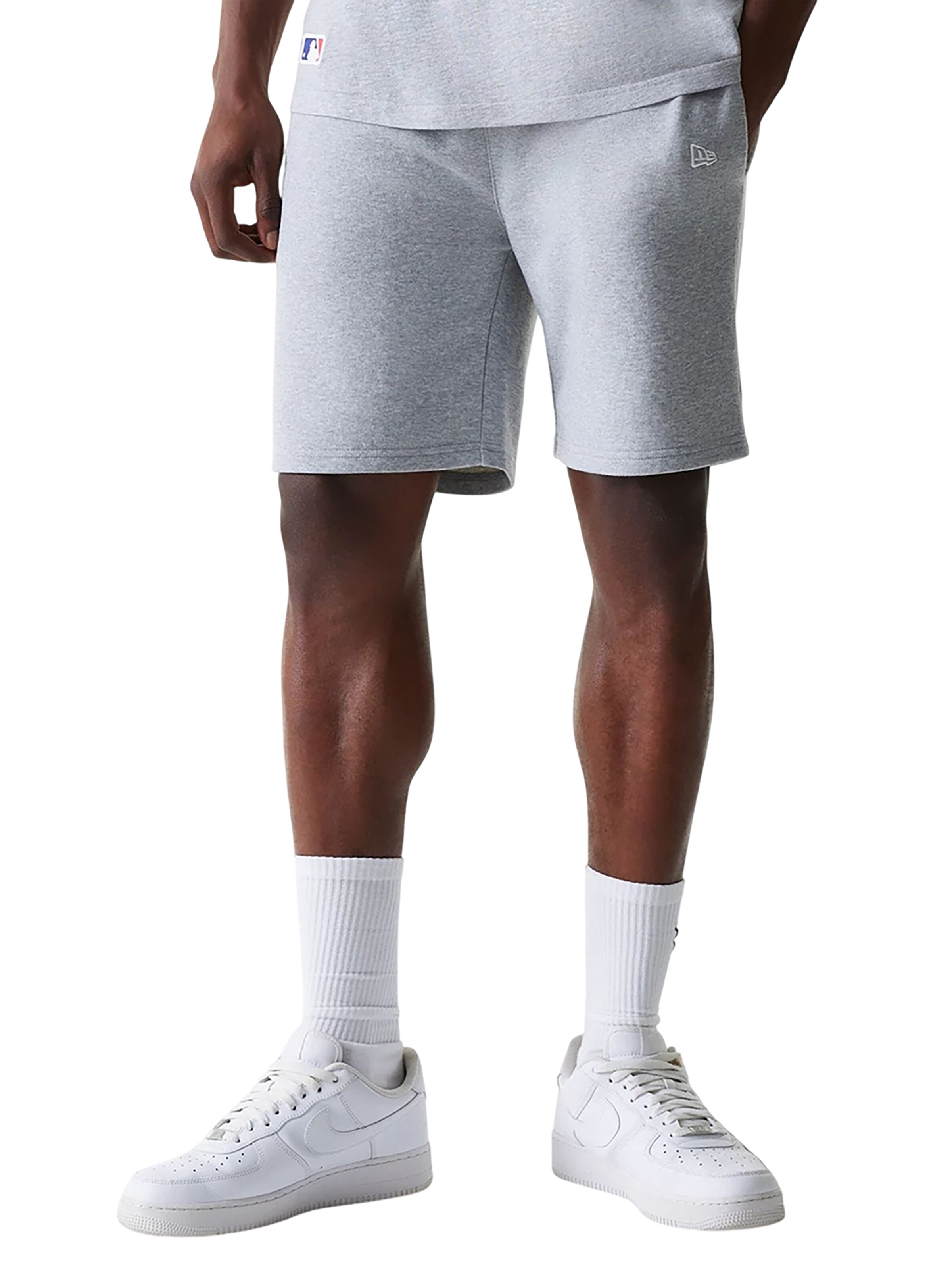 NEW ERA Regular Pants 'MLB League Essential New York Yankees' in Grey: front