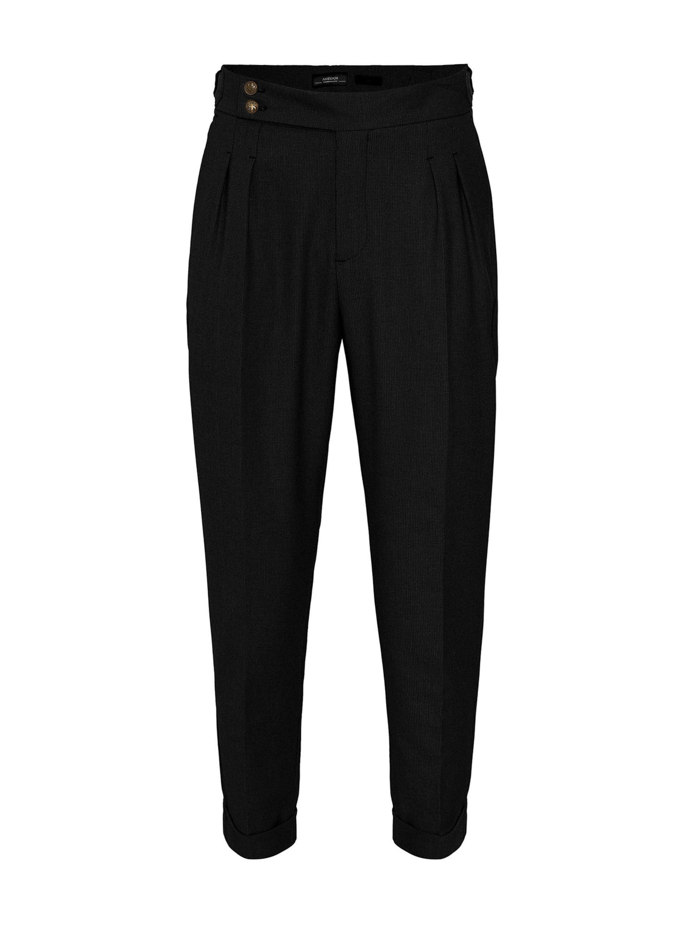 Antioch Обычный Штаны в Черный: спереди