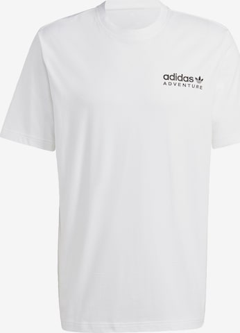 ADIDAS ORIGINALS Shirt 'Adventure Nature Awakening' in Wit: voorkant