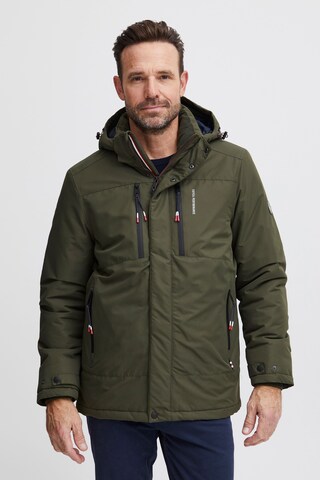 FQ1924 Winter Parka 'jacob' in Green: front